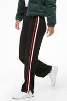 Forever21 Striped Wide-leg Pintucked Pants