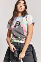 Forever21 Tie-dye Kurt Cobain Graphic Tee