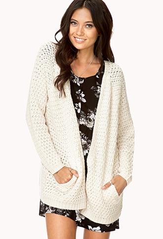 Forever21 Easy Open-front Cardigan