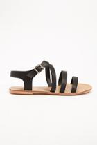 Forever21 Strappy Faux Leather Sandal