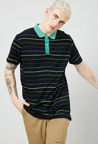 Forever21 American Stitch Striped Polo