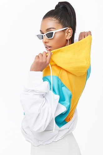 Forever21 Reebok X Gigi Hadid Colorblock Anorak