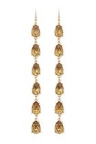 Forever21 Tiered Faux Gem Duster Earrings