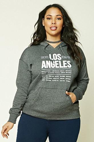 Forever21 Plus Size Los Angeles Hoodie