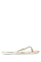 Forever21 Women's  Faux Patent Leather Sandals