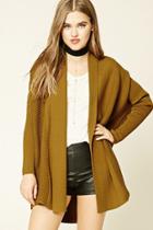 Forever21 Women's  Ribbed Knit Cardigan