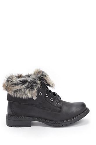 Forever21 Good Choice Shoes Faux Leather Boots