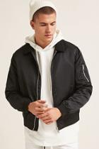 Forever21 Faux Shearling Bomber Jacket