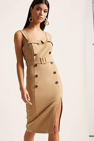 Forever21 Double-breasted Dress