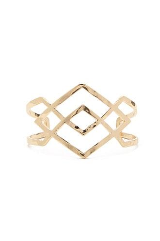 Forever21 Hammered Cutout Cuff
