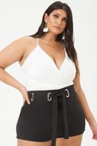 Forever21 Plus Size Belted Shorts