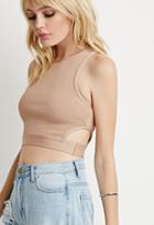 Forever21 Side-cutout Crop Top