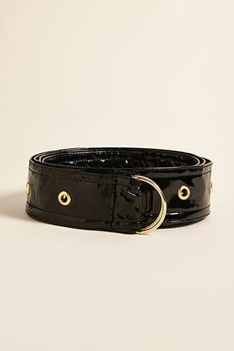 Forever21 Faux Patent Leather D-ring Belt
