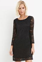 Forever21 Floral Lace Shift Dress