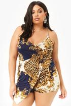 Forever21 Plus Size Mixed Print Romper