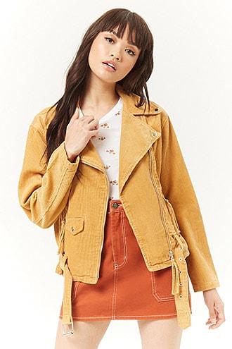Forever21 Corduroy Moto Jacket