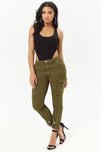 Forever21 Skinny Cargo Pants