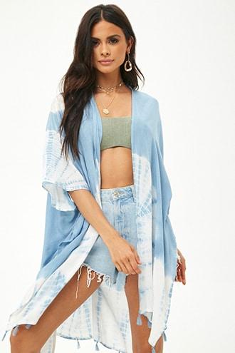 Forever21 Boho Me Shibori Cardigan
