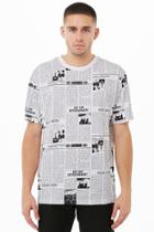 Forever21 Newspaper Print Graphic Tee