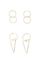 Forever21 Geometric Earring Set