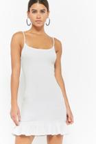 Forever21 Ribbed Knit Flounce Hem Dress