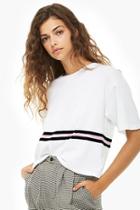Forever21 Boxy Stripe Tee