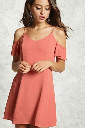Forever21 Ruffle Cami Shift Dress