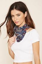 Forever21 Paisley Chambray Scarf