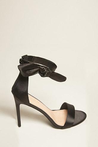 Forever21 Knotted Satin Heels