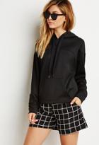 Forever21 Topstitched Drop-shoulder Hoodie