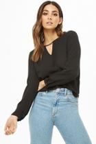 Forever21 Bar-accent High-low Top
