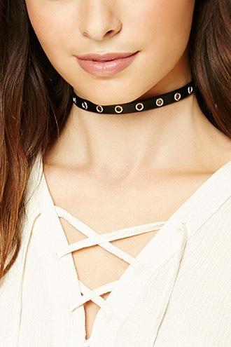 Forever21 Grommet Choker