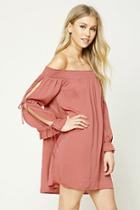 Forever21 Off-the-shoulder Swing Dress