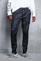 Forever21 Coated Zip-ankle Pants