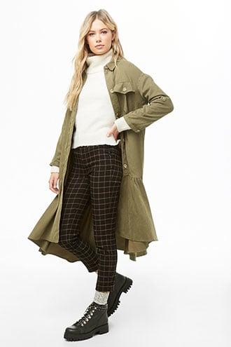 Forever21 Ruffled Duster Jacket