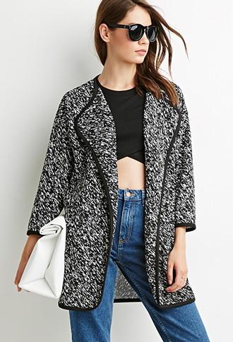 Forever21 Crinkled Abstract Splatter Jacket
