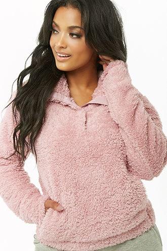 Forever21 Active Faux Shearling Pullover