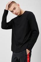 Forever21 Curved Long-sleeve Tee