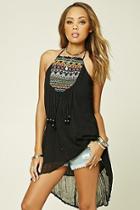 Forever21 Boho Me Embroidered Tunic