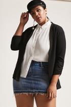Forever21 Plus Size Ruched-sleeve Blazer