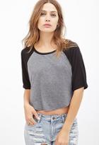 Forever21 Boxy Baseball Tee