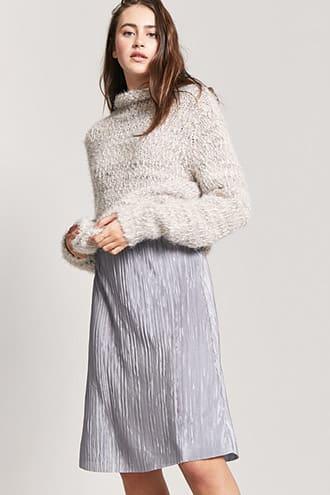 Forever21 Accordion Pleat Skirt
