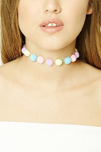 Forever21 Pom Pom Choker