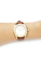 Forever21 Feather Leather Analog Watch