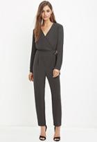 Forever21 D-ring Surplice Jumpsuit