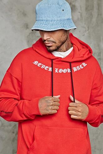 Forever21 Never Look Back Graphic Hoodie