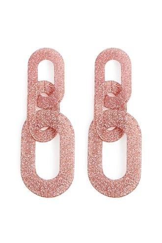 Forever21 Glitter Linked Earrings