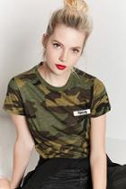 Forever21 Tokyo Graphic Camo Tee