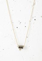 Forever21 Faux Stone Longline Necklace