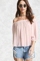 Forever21 High-low Off-the-shoulder Top